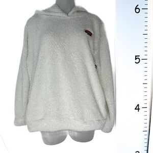Pro Edge "WKU" Logo Teddy‎ Bear White Pullover Hoodie Women's Medium
